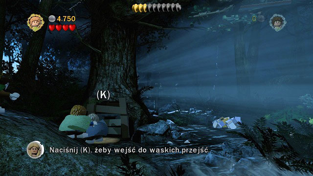 The next obstacle you will be able to pass by using the Hobbit’s growth - The Black Rider - Walkthrough – Act I - LEGO The Lord of the Rings - Game Guide and Walkthrough