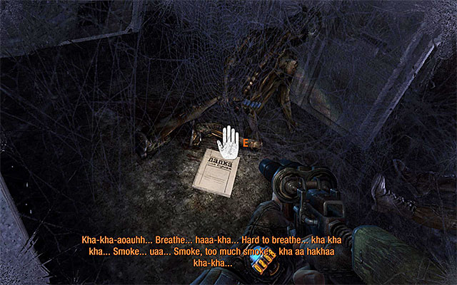 After you regain control over your character, turn around to face Pavel and turn your attention to the hidden Artyom’s diary page shown in the above screenshot - Follow Pavel to the Theater Station - Chapter 8: Echoes - Metro: Last Light - Game Guide and Walkthrough