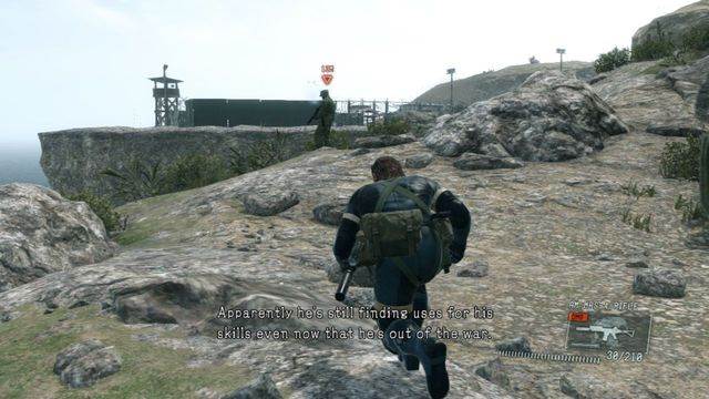Livrar-se da guarda sobre a falésia - eliminar a ameaça Renegade - Ops laterais e Ops extra - Metal Gear Solid V: Zeros terra - Guia do Jogo e Passo a passo
