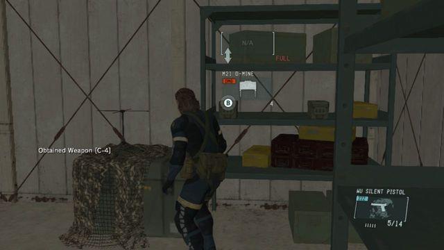 Minas no armazém - Destrua os Emplacements Anti-Air - Ops laterais e Ops Extra - Metal Gear Solid: V Zeroes terra - Guia do Jogo e Passo a passo