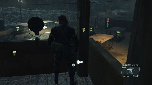 Você pode usar a torre para localizar seus alvos - Extraindo Chico - Passo a passo - Metal Gear Solid: V Zeroes terra - Guia de jogo e passo a passo