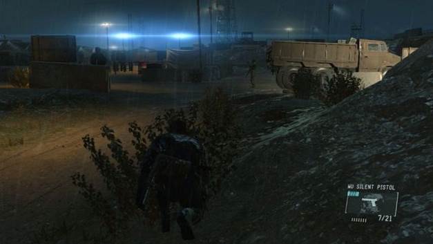 Você pode usar o caminhão para chegar à base - Extraindo Paz - Passo a passo - Metal Gear Solid V: Zeros terra - Guia do Jogo e Passo a passo