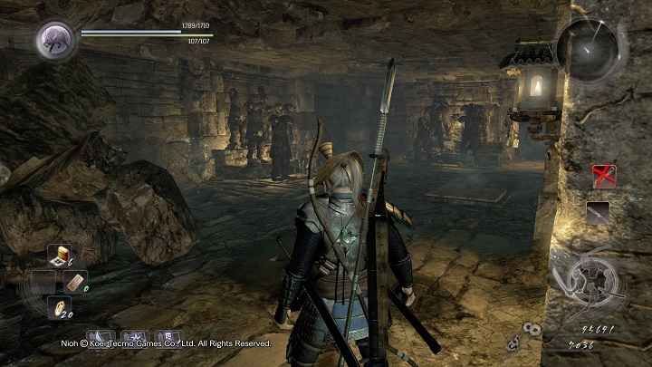 Both paths leads to the room on the picture above - The Spirit Stone Slumbers | Main missions - Main missions - NiOh Game Guide