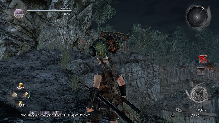 The path leads in the same direction as in the main mission - Wreathed in Flame | Side missions - Side missions - NiOh Game Guide