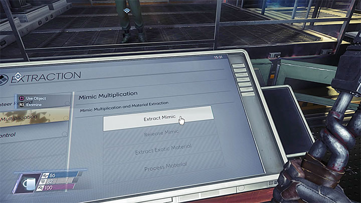 You can send a Mimic to the person held in the cage and get rare materials - Psychotronics | Side Quests - Side Quests - Prey Game Guide