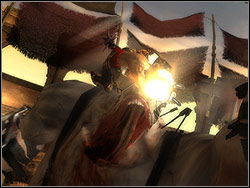 You will perform the jump onto the Klompas head - The Arena - Walkthrough - Prince of Persia: The Two Thrones - Game Guide and Walkthrough