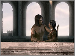 Unfortunately, you cant defeat him because his look-alike is rising after every blow - The Mental Realm - Walkthrough - Prince of Persia: The Two Thrones - Game Guide and Walkthrough