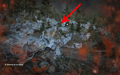 Whatever tactic you use, the only one who will get alarmed is the sniper camping on the stone ledge behind the bushes - DLC Assassinate the Fuhrer - Walkthrough - Sniper Elite V2 - Game Guide and Walkthrough