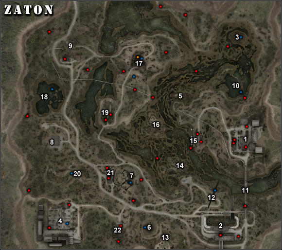 Stalker Call Of Pripyat Map. General map