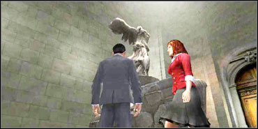 When you go downstairs, two guards will enter the room - The Louvre - Walkthrough - The Da Vinci Code - Game Guide and Walkthrough