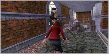 When you’re reunited with Langdon, approach the door to the catacombs (screenshot below) and open it - Temple Church - Walkthrough - The Da Vinci Code - Game Guide and Walkthrough