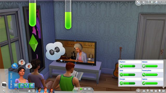 There are many possible ways to satisfy this need - The Sims 4: Needs - bladder, hunger, energy, fun, social - Sims life - Sims 4 Guide