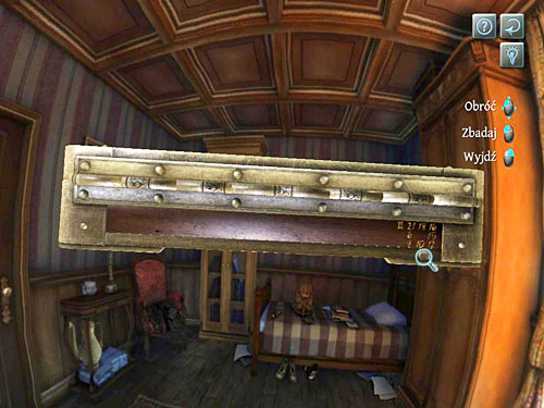 On back: III 21, 18, 16, 15, 12, 10, 9, 6 - Search a Henrys Room - Robbery in Kensington Gardens - The Testament of Sherlock Holmes - Game Guide and Walkthrough