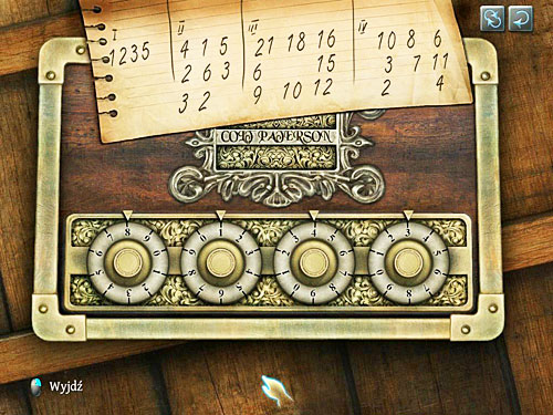 So set those numbers on dials: 8, 1, 4, 3 - Search a Henrys Room - Robbery in Kensington Gardens - The Testament of Sherlock Holmes - Game Guide and Walkthrough