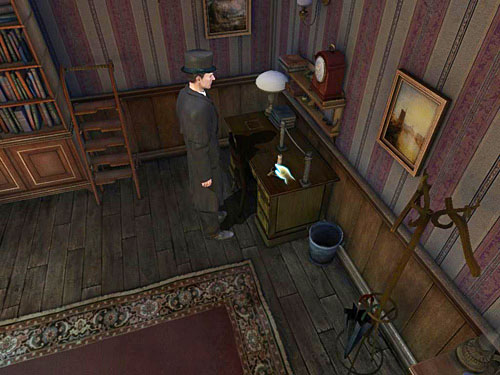 On a desk you will find still warm candle - Search a Henrys Room - Robbery in Kensington Gardens - The Testament of Sherlock Holmes - Game Guide and Walkthrough
