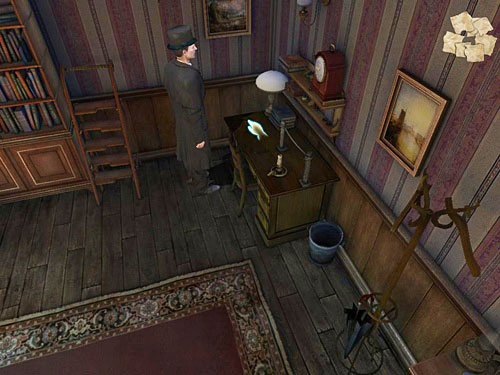 Place this pieces of paper on a desk - Search a Henrys Room - Robbery in Kensington Gardens - The Testament of Sherlock Holmes - Game Guide and Walkthrough