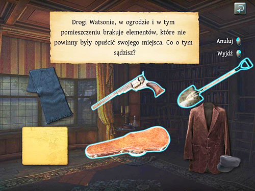 Another riddle, concerning missing items in room and garden, appears - Search a Henrys Room - Robbery in Kensington Gardens - The Testament of Sherlock Holmes - Game Guide and Walkthrough