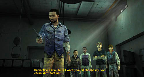 Regardless of who went with you and who didn't, there is going to be the last scene of the fourth episode - Chapter 7: The Morning After - Episode IV: Around Every Corner - The Walking Dead - Game Guide and Walkthrough