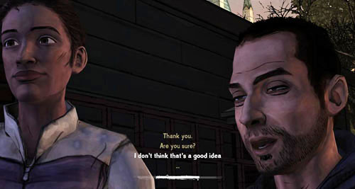 Youll start by talking with Omid and Christa - Chapter 7: The Morning After - Episode IV: Around Every Corner - The Walking Dead - Game Guide and Walkthrough