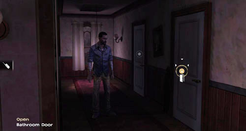Now go into the corridor in the background of the screen, to the right of the study - Chapter 4: Bedside Manor - Episode IV: Around Every Corner - The Walking Dead - Game Guide and Walkthrough
