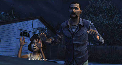 You have to give a reply to the police officer if you want to make the story go forward - Chapter 3: In Your Charge - Episode I: A New Day - The Walking Dead - Game Guide and Walkthrough