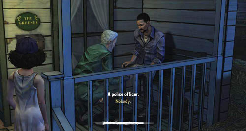 If you set off during the night and if Chet is dead, Hershel will completely agree with his son on the matter of fortifying the fence - Chapter 4: Rock and a Hard Place - Arriving at the farm - Episode I: A New Day - The Walking Dead - Game Guide and Walkthrough