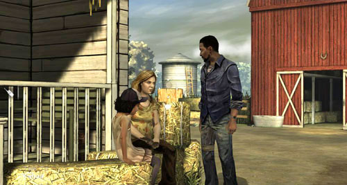 You'll be woken up by Kenny - Chapter 4: Rock and a Hard Place - Arriving at the farm - Episode I: A New Day - The Walking Dead - Game Guide and Walkthrough