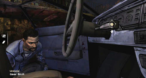 Open the truck Door, by which the characters are hiding - Chapter 5: Its Just One Bullet - The Motor Inn - Episode I: A New Day - The Walking Dead - Game Guide and Walkthrough