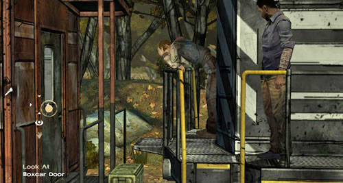 Along the way, you can talk to Ben, for example, about Carley or Doug - Chapter 5: Handle It - Speaking with Clementine - Episode III: Long Road Ahead - The Walking Dead - Game Guide and Walkthrough
