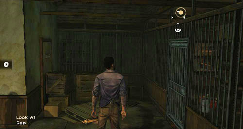 Again, first look at the Gap in the door - Chapter 6: Unexpected Delay - Episode III: Long Road Ahead - The Walking Dead - Game Guide and Walkthrough