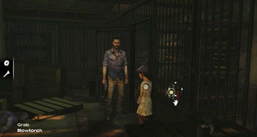 Then grab the Blowtorch - Chapter 6: Unexpected Delay - Episode III: Long Road Ahead - The Walking Dead - Game Guide and Walkthrough