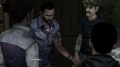 Notice: If you didn't tell that you're beaten, Christa (or another person who didn't know about it), notices the bite now and asks you about the situation (if you have no arm, the situation is the same) - Chapter 2: Gone - Episode V: No Time Left - The Walking Dead - Game Guide and Walkthrough