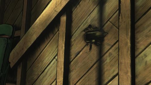 A result of both actions is the same - a hole appears on the wall and Kenny says that you can break through it - Chapter 3: Trapped - Episode V: No Time Left - The Walking Dead - Game Guide and Walkthrough