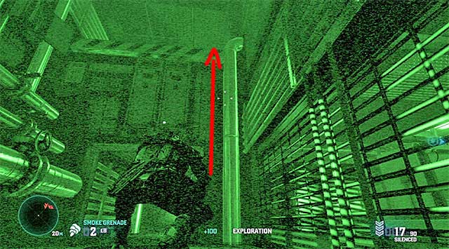 Go now to the left and find an exit from the shaft located here - Find the leader Engineer - Mission 11 – LNG Terminal - Tom Clancys Splinter Cell: Blacklist - Game Guide and Walkthrough