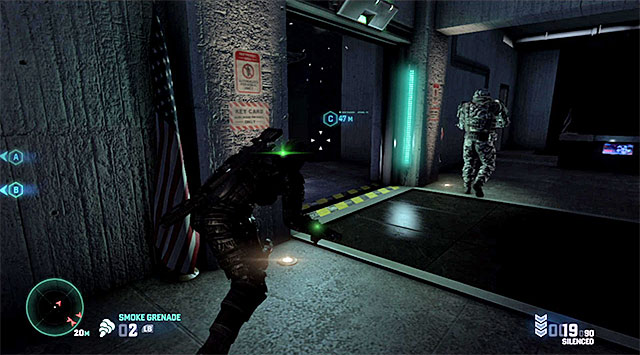 Passage to the next location - Sabotage the bunker’s defense systems - Mission 12 – Site F - Tom Clancys Splinter Cell: Blacklist - Game Guide and Walkthrough