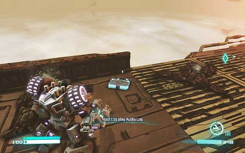 In some moment you will get to the corner of the ship - Chapter 8 – Combaticons Combine! - Walkthrough - Transformers: Fall of Cybertron - Game Guide and Walkthrough