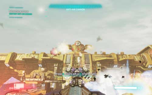 Move forward until you get to the lever near second turret - Chapter 8 – Combaticons Combine! - Walkthrough - Transformers: Fall of Cybertron - Game Guide and Walkthrough