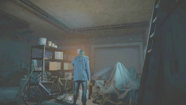 The totem in the basement, next to the bicycles - Episode 2 | Clues and totems - locations - Clues and totems - locations - Until Dawn Game Guide & Walkthrough
