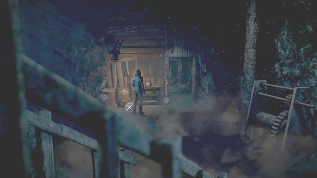 Death totem at the foot of the stairs - Episode 7 | Clues and totems - locations - Clues and totems - locations - Until Dawn Game Guide & Walkthrough