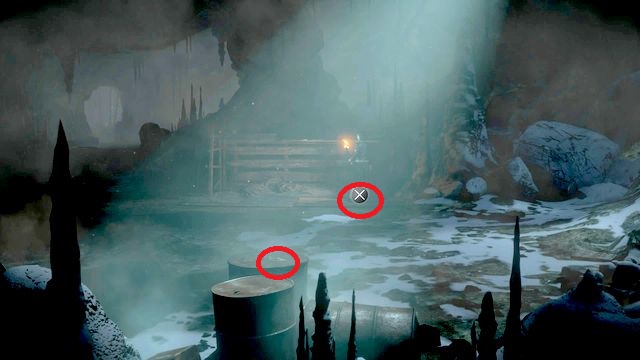 After a while, you reach a big cave where Emily, during the cutscene, is trying to climb to the exit - Episode 7 | Clues and totems - locations - Clues and totems - locations - Until Dawn Game Guide & Walkthrough