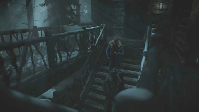 While playing Chris follow the Stranger . For now on you are safe - Episode 8 | Walkthrough - Walkthrough - Until Dawn Game Guide & Walkthrough