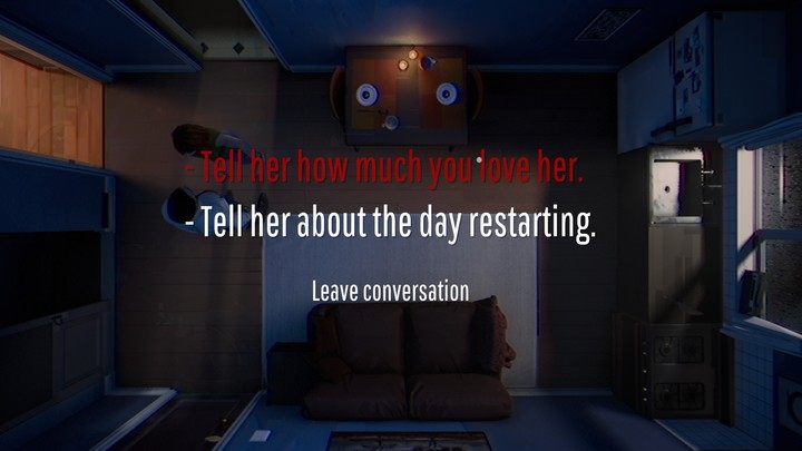 Don't forget to say at the end that you love her. - 12 Minutes: Full walkthrough of the game - Transition description - 12 Minutes game guide