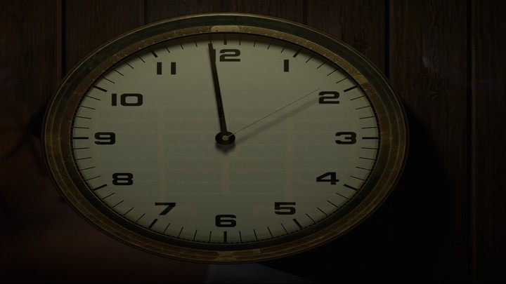 Watch out, because the time on the clock will now go backwards - 12 Minutes: Full walkthrough of the game - Transition description - 12 Minutes game guide