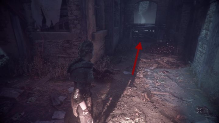 Follow this path - you will reach the universitys yard - Chapter VIII - Our Home | A Plague Tale walkthrough - Walkthrough - A Plague Tale Guide