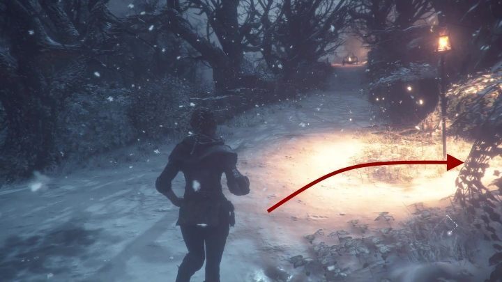 Shoot the slingshot at the chain - Chapter XII - All That Remains | A Plague Tale walkthrough - Walkthrough - A Plague Tale Guide