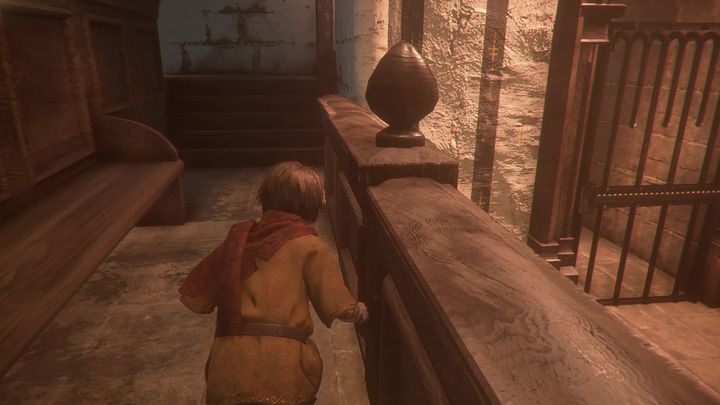 Climb the stairs - Chapter XIV - Blood Ties | A Plague Tale walkthrough - Walkthrough - A Plague Tale Guide