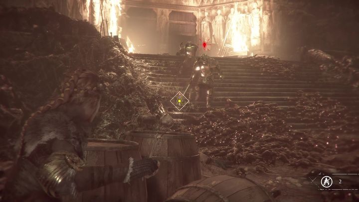 Thanks to this, you will be able to enter the cathedral - Chapter XVI - Coronation | A Plague Tale walkthrough - Walkthrough - A Plague Tale Guide