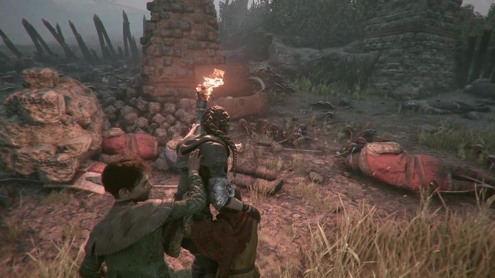 The second curiosity can be found in the place where the body was pulled down - Curiosities - Secrets and collectibles in A Plague Tale - Secrets and collectibles - A Plague Tale Guide