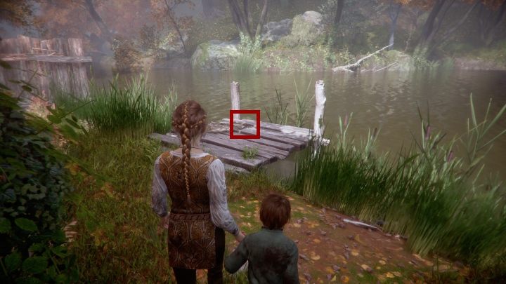 In Retribution chapter, you will find the gift at the very beginning of the gameplay - Gifts - Secrets and collectibles in A Plague Tale - Secrets and collectibles - A Plague Tale Guide