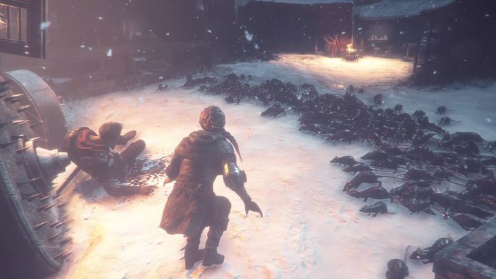 Comment: in Chapter XII, All That Remains, you encounter two dying opponents - List of A Plague Tale achievements - Trophy guide - A Plague Tale Guide